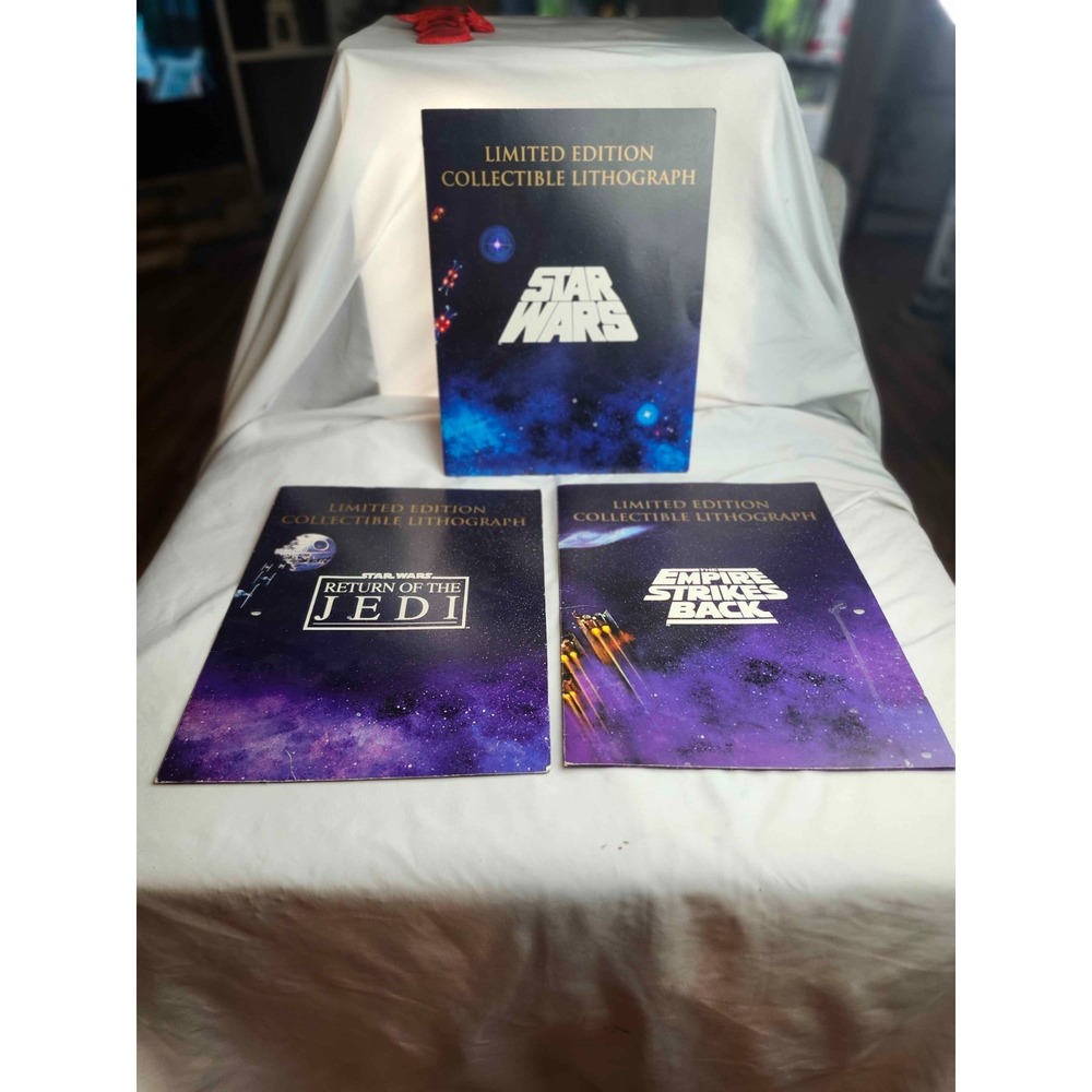 Star Wars Limited Edition Collectible Lithographs Set 2006 Lucasfilm Art Prints